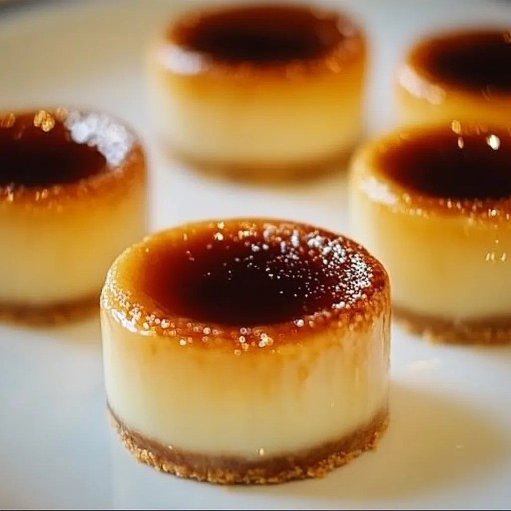 Mini-Crème-Brûlée-Käsekuchen