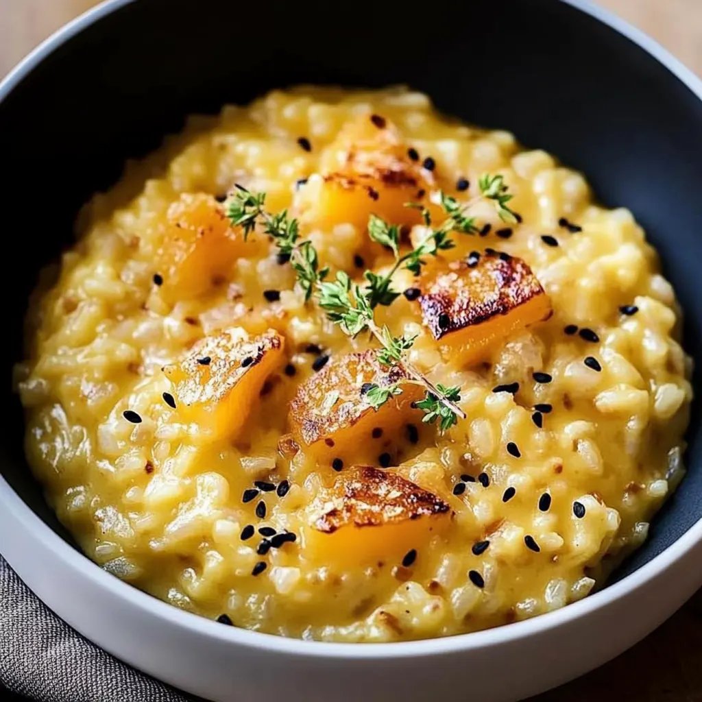 Cremiges Hokkaido Kürbisrisotto
