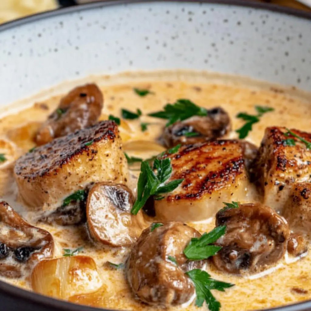 Filettopf mit Champignons