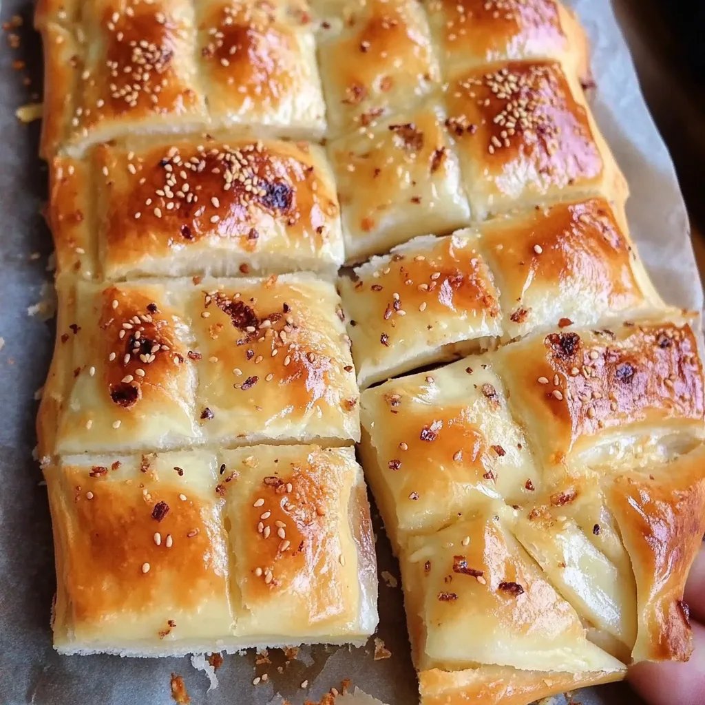 Schinken und Käse Zupfbrot