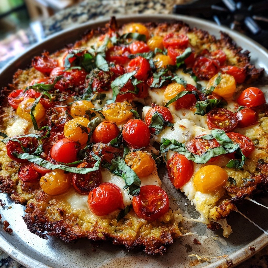 Blumenkohl Pizza Boden