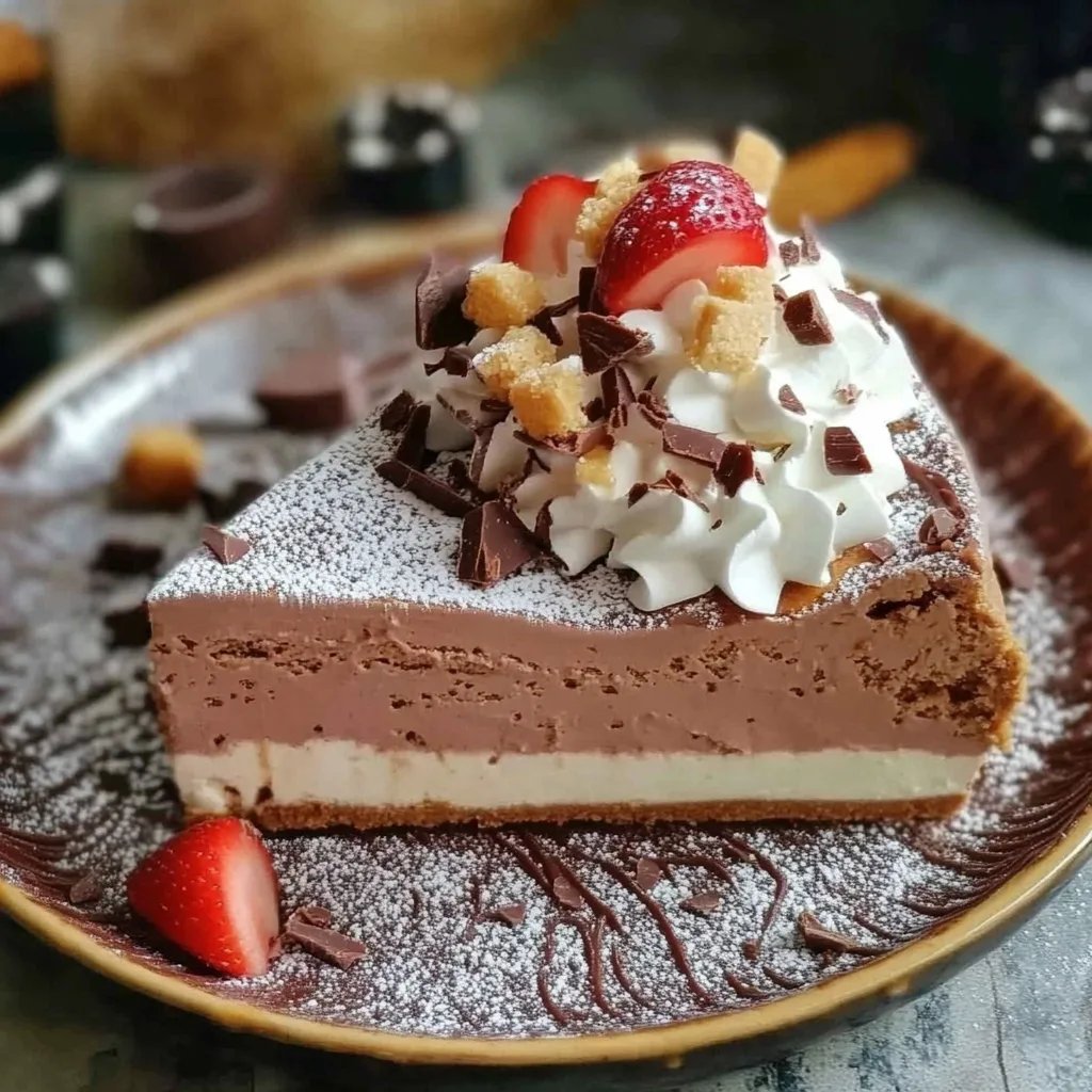 Heißer Schokoladen-Käsekuchen