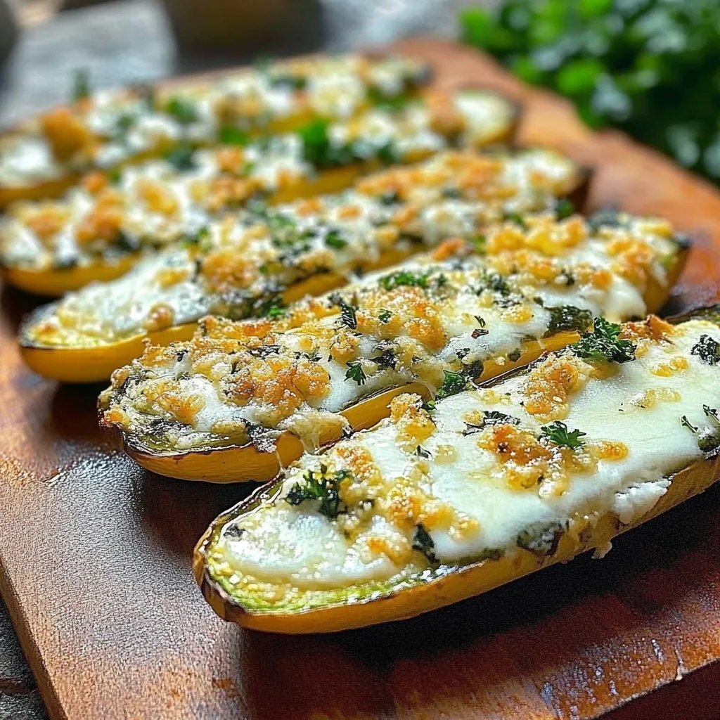 Käse-Zucchini-Steaks