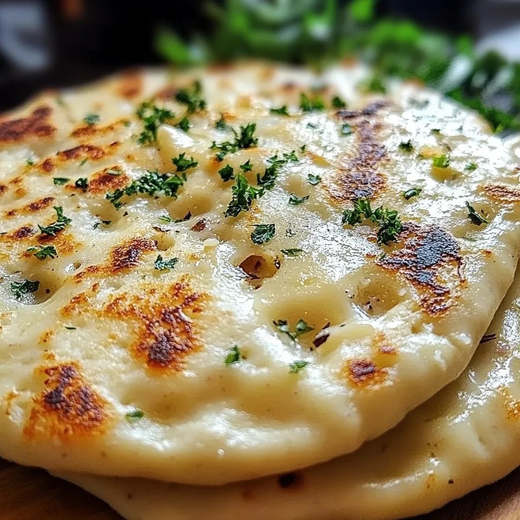 Hüttenkäse-Fladenbrot