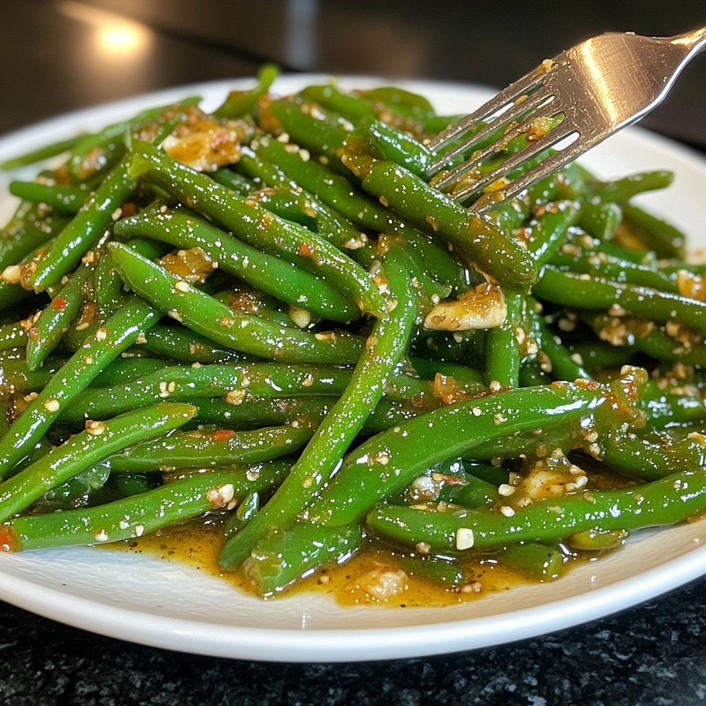 Schnibbelbohnen Pfanne – Low Carb