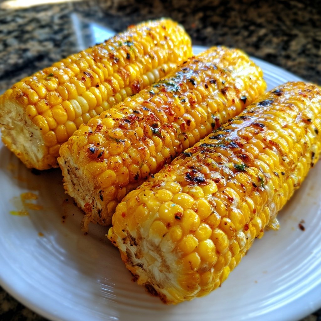 Gegrillte Maiskolben Mit Butter