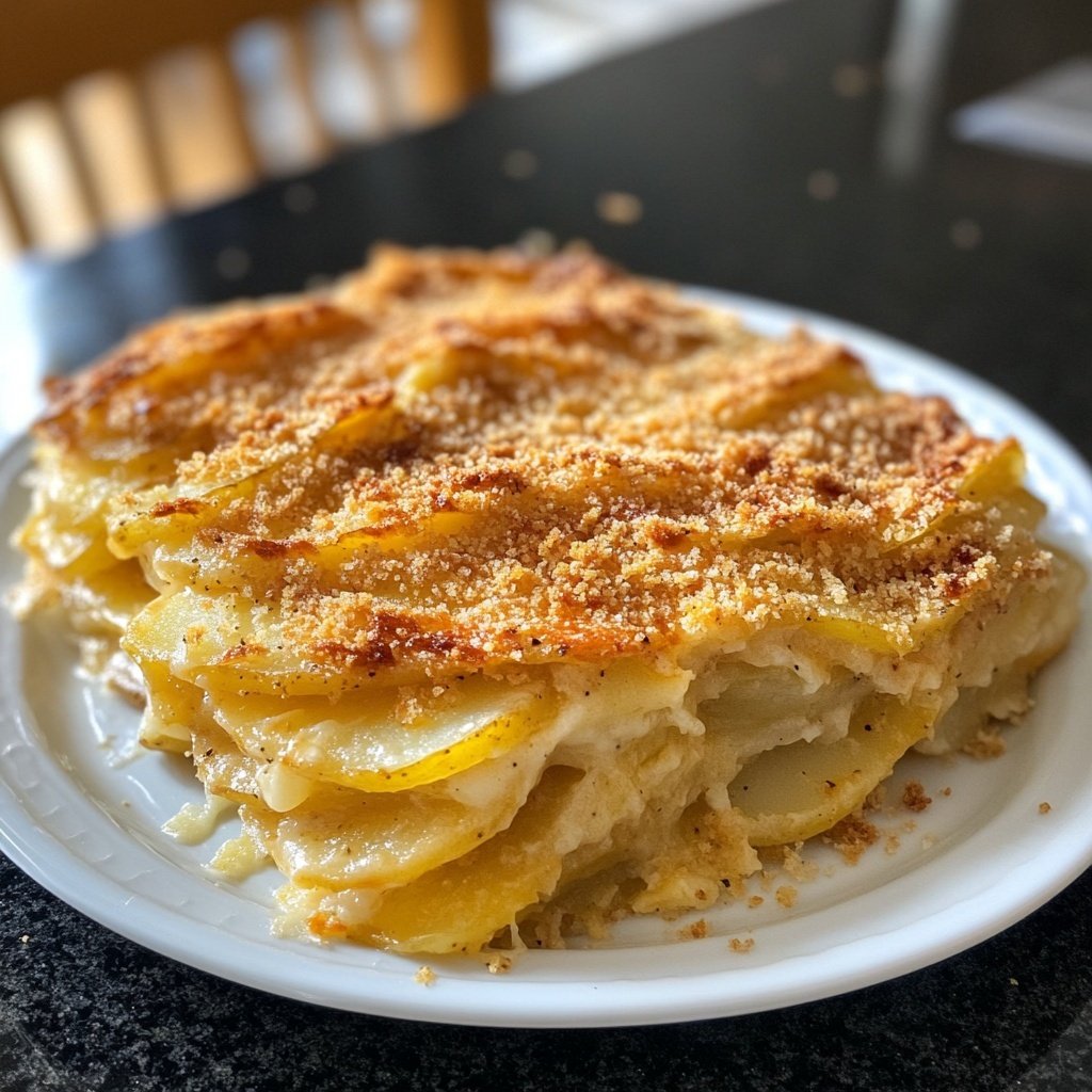 Klassisches Kartoffelgratin