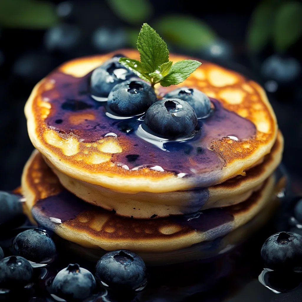 Blaubeerpfannkuchen