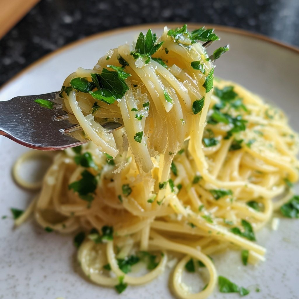 Schnell & Einfach 15-Minuten Knoblauchpasta