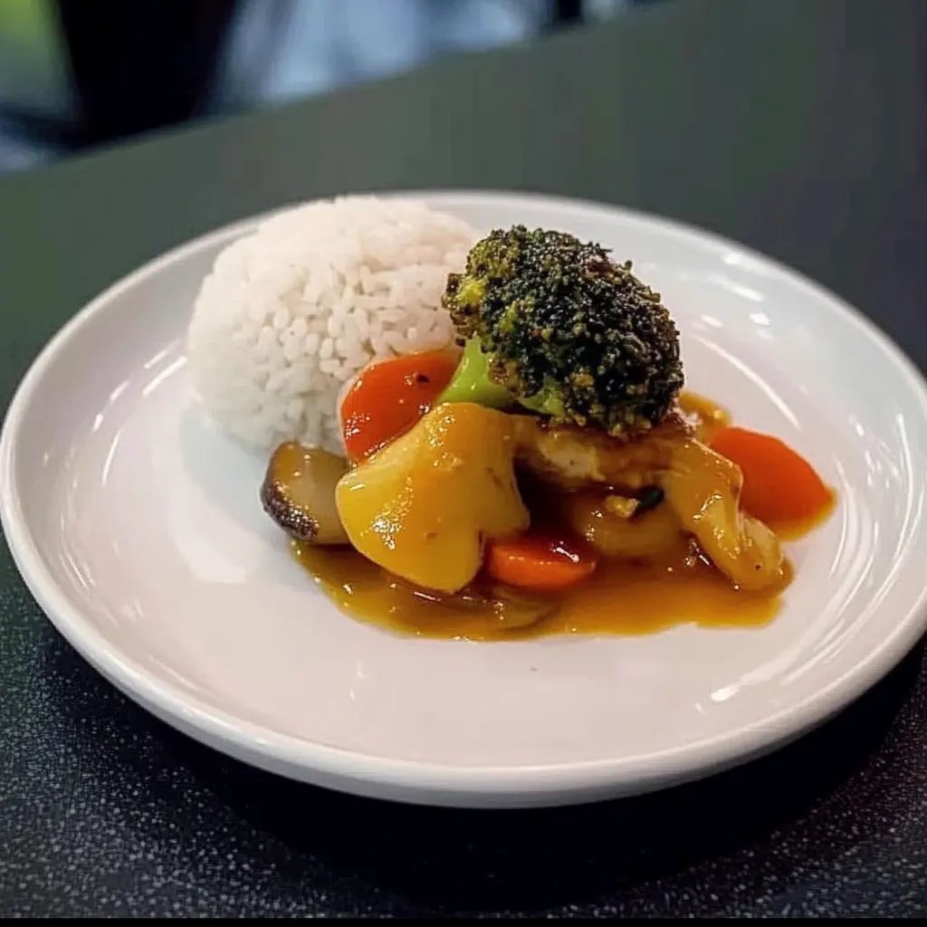 Hähnchen- und Gemüsepfanne